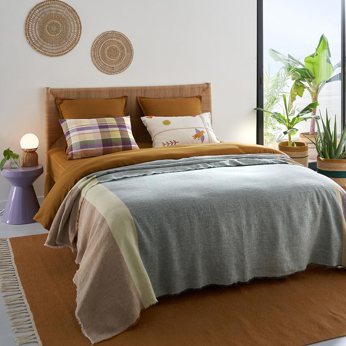 Palmilla Checked 100% Cotton Rectangular Cushion Cover – image 3