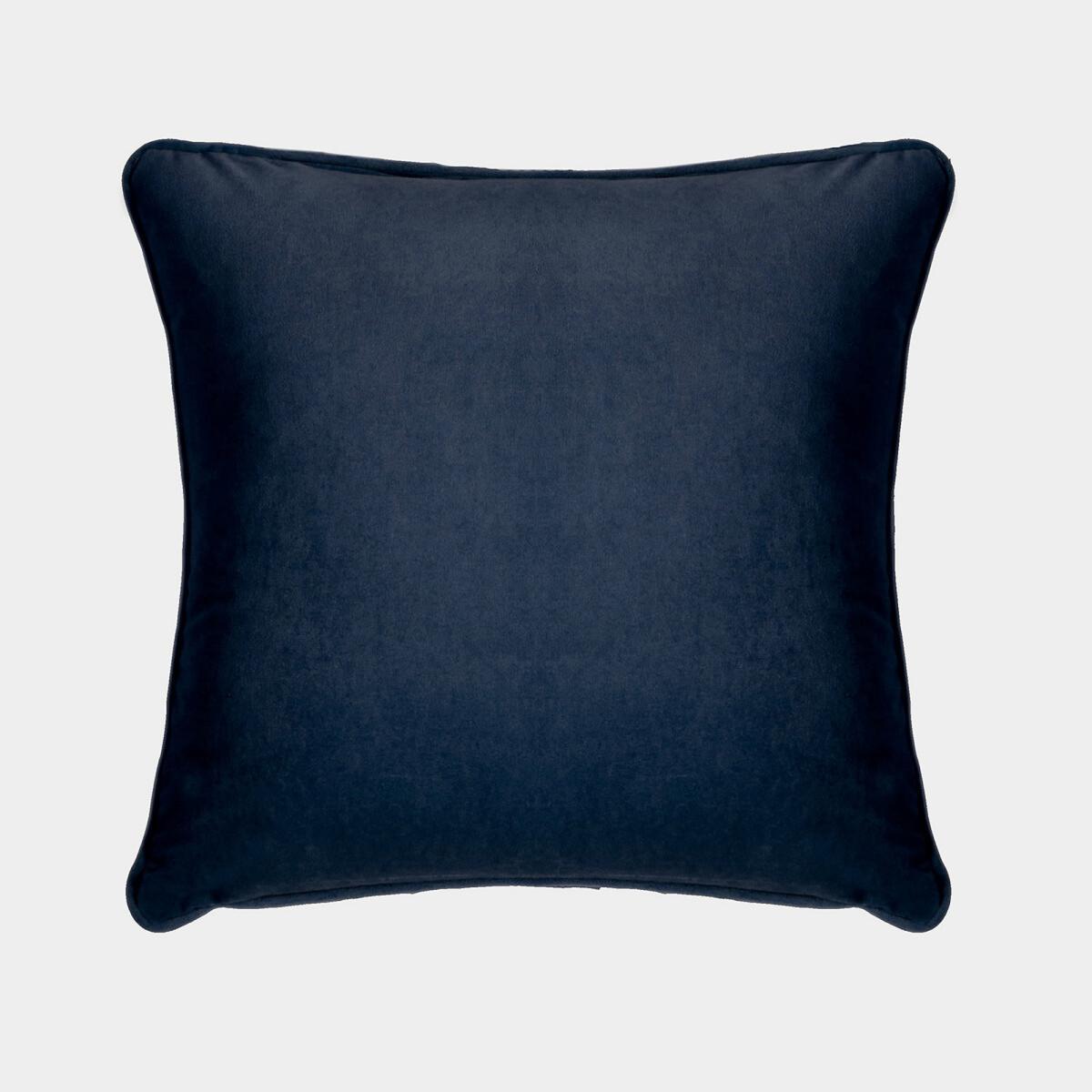 Clever Velvet Navy Filled Cushion 44x44cm