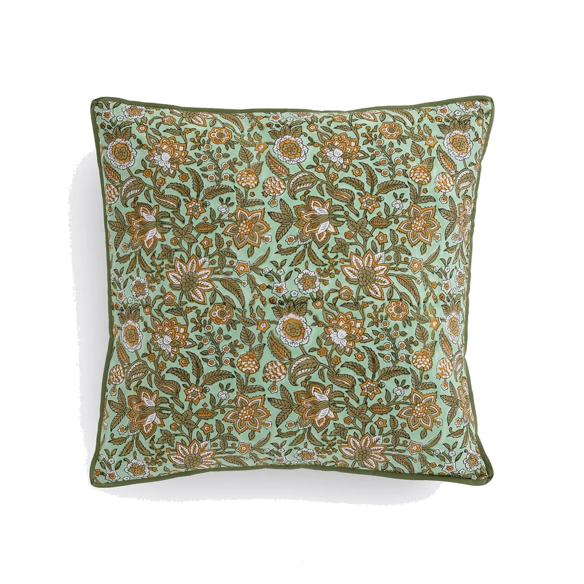 Shandira Block Print Cotton Cushion Cover – image 1