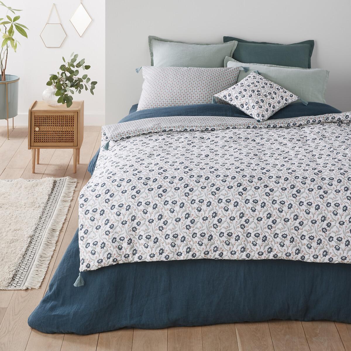 Molly Washed Cotton Patterned Cushion Cover – image 7