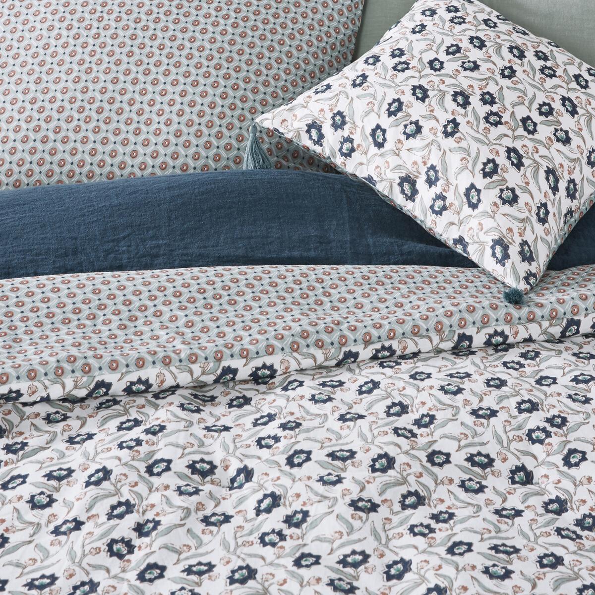 Molly Washed Cotton Patterned Cushion Cover – image 8