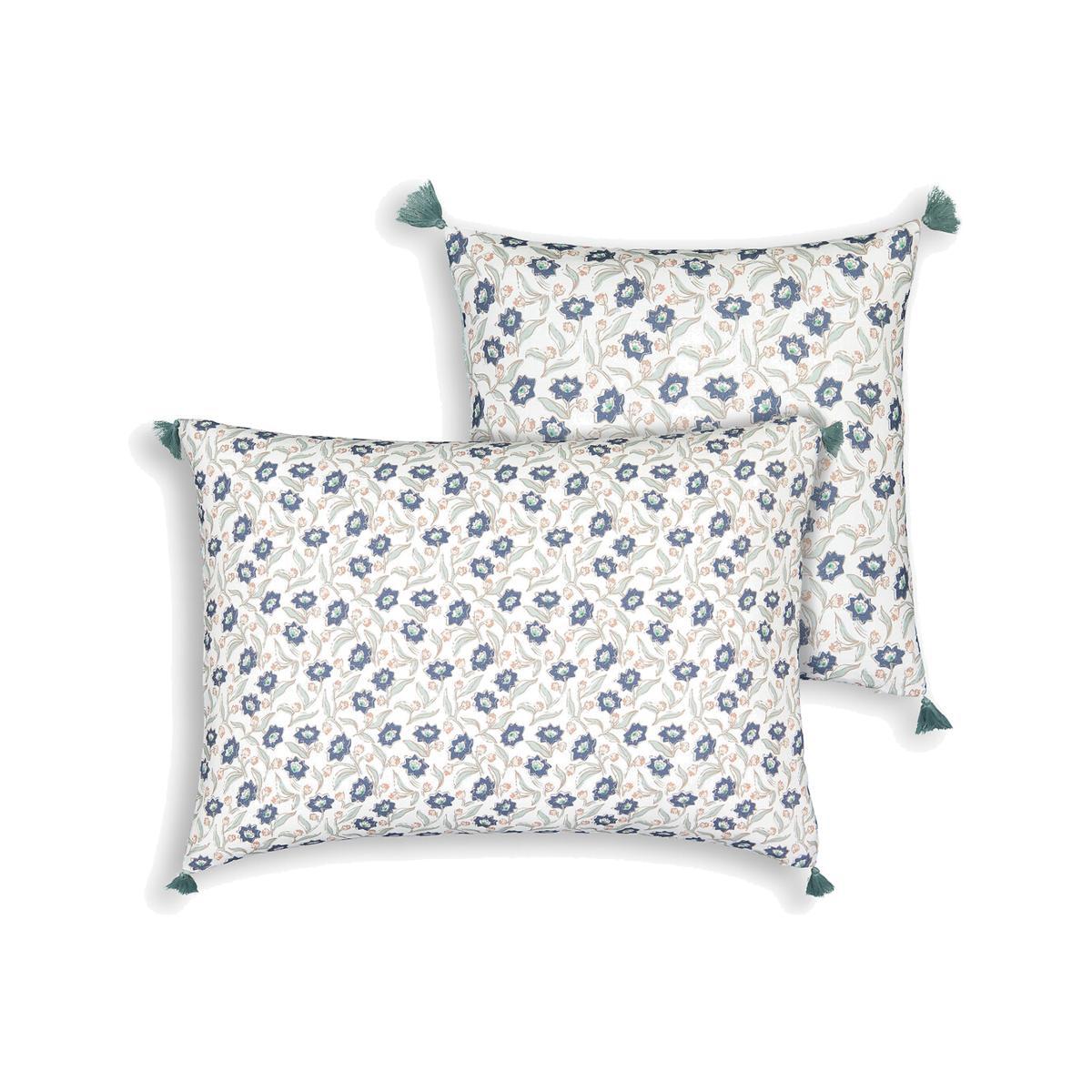 Molly Washed Cotton Patterned Cushion Cover – image 1