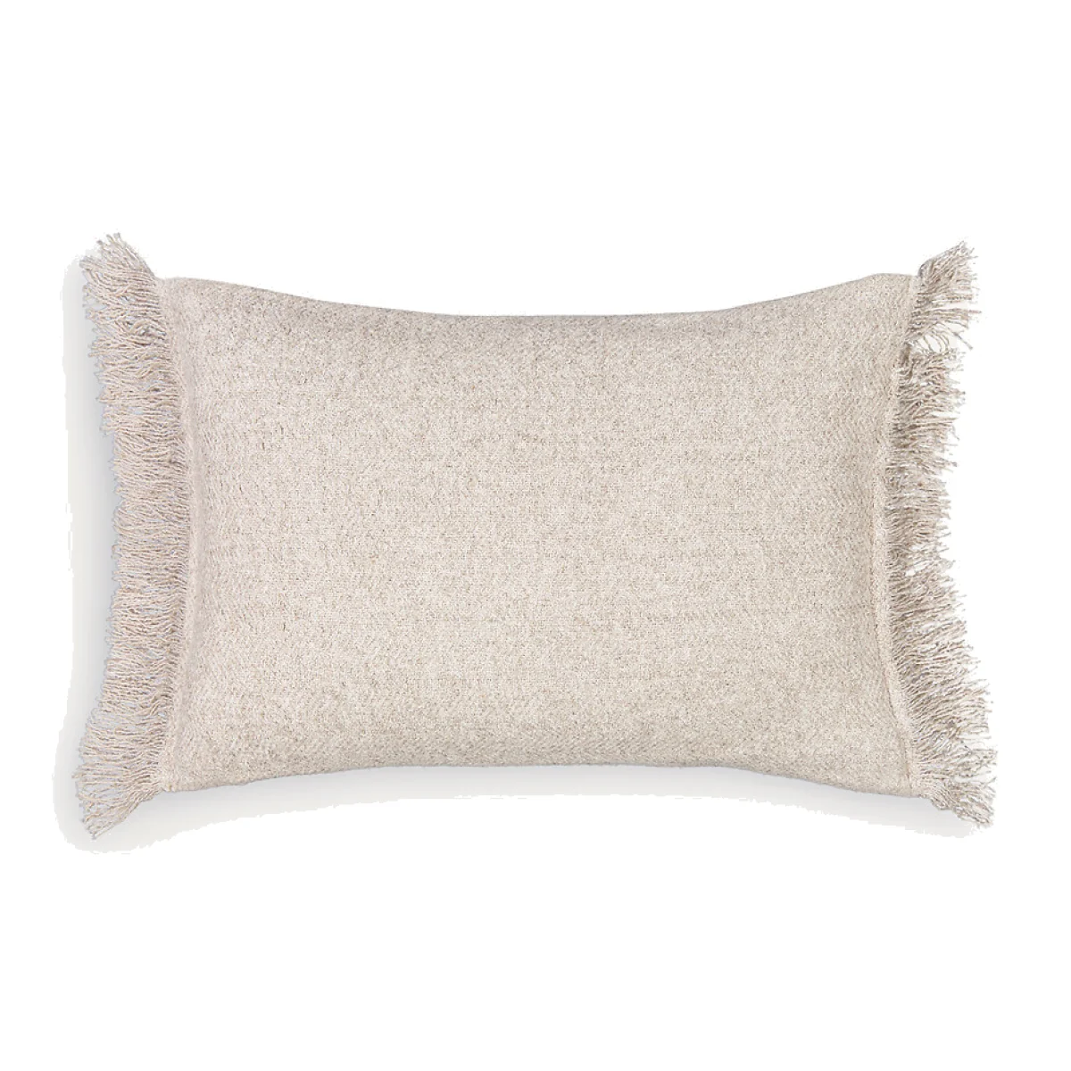 Ileia Fringed Linen Blend Cushion Cover – image 1