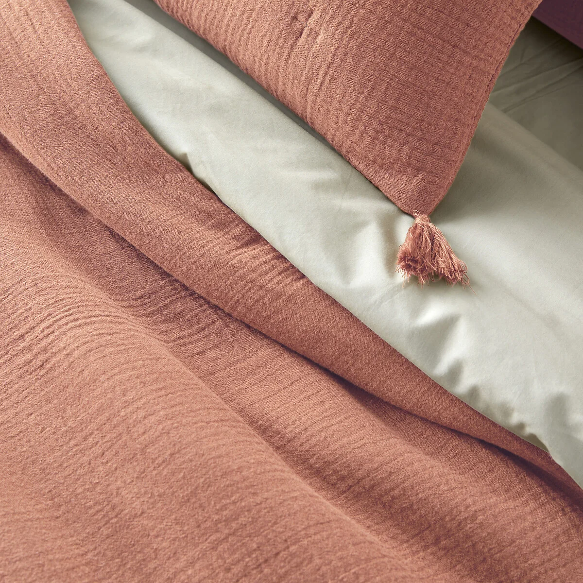 Kulma Quilted Cushion Cover in Cotton Muslin – image 4
