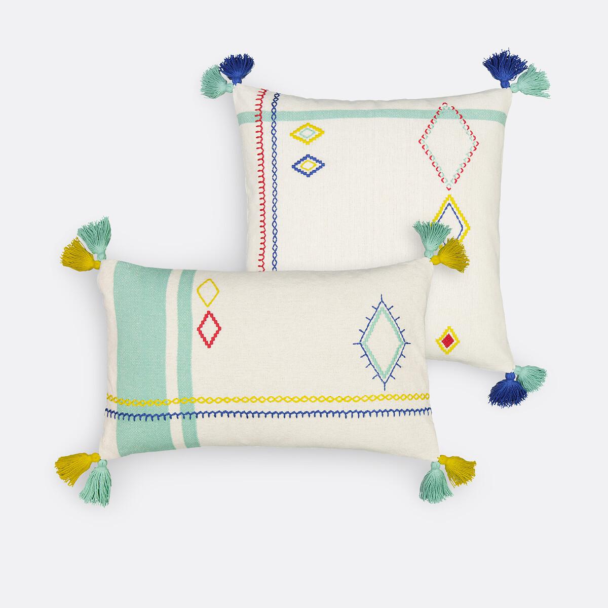 Sajia Rectangular 100% Cotton Cushion Cover – image 3