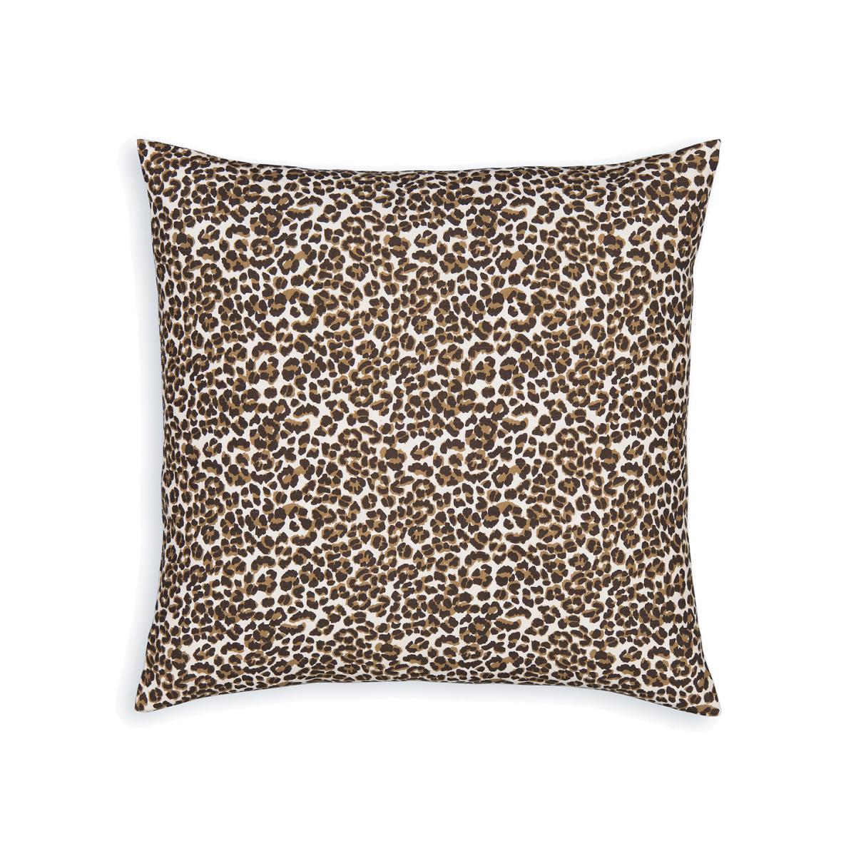 Aretha Leopard Print 45 x 45cm 100% Cotton Cushion Cover – image 1