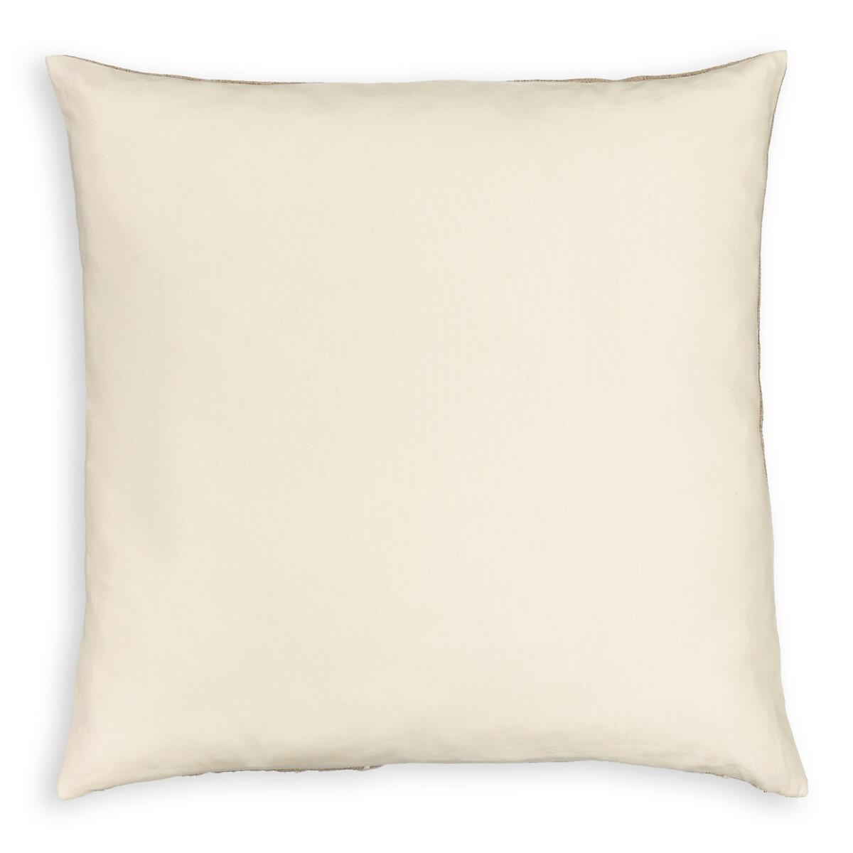 Netta Embroidered Floral Linen Cushion Cover – image 2