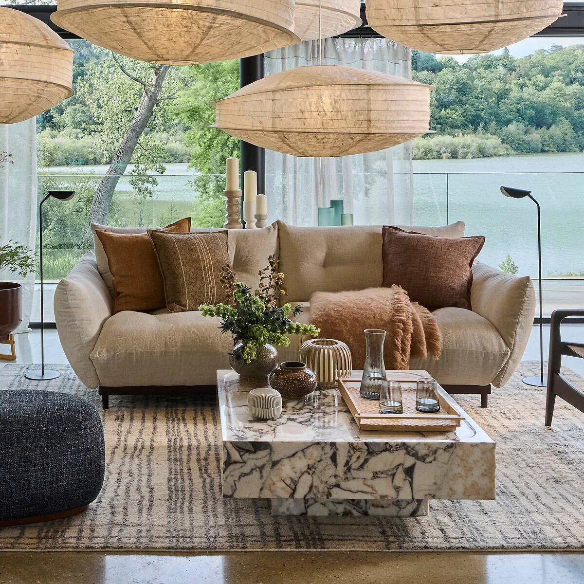 Missia Cushion Cover in Dyed Woven and Linen – image 3