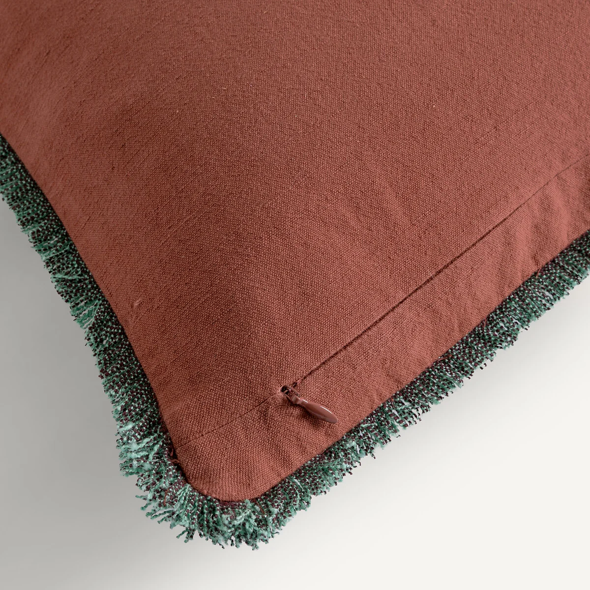 Sorine Embroidered Linen/Cotton Cushion Cover – image 4