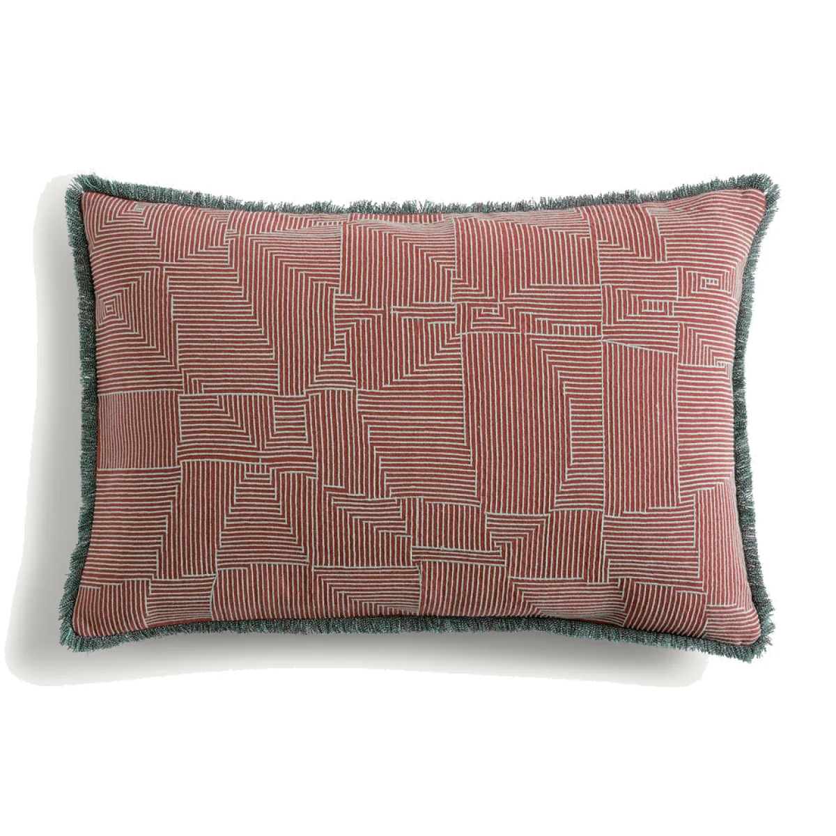 Sorine Embroidered Linen/Cotton Cushion Cover – image 1