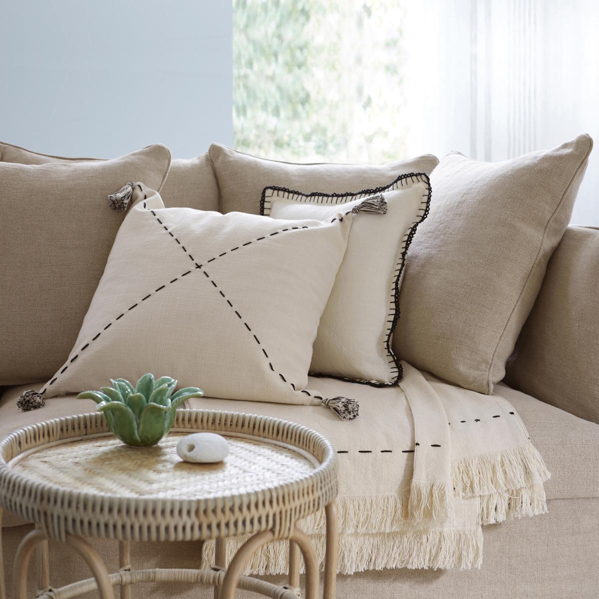 Girandole Hand Embroidered Cushion Cover – image 5