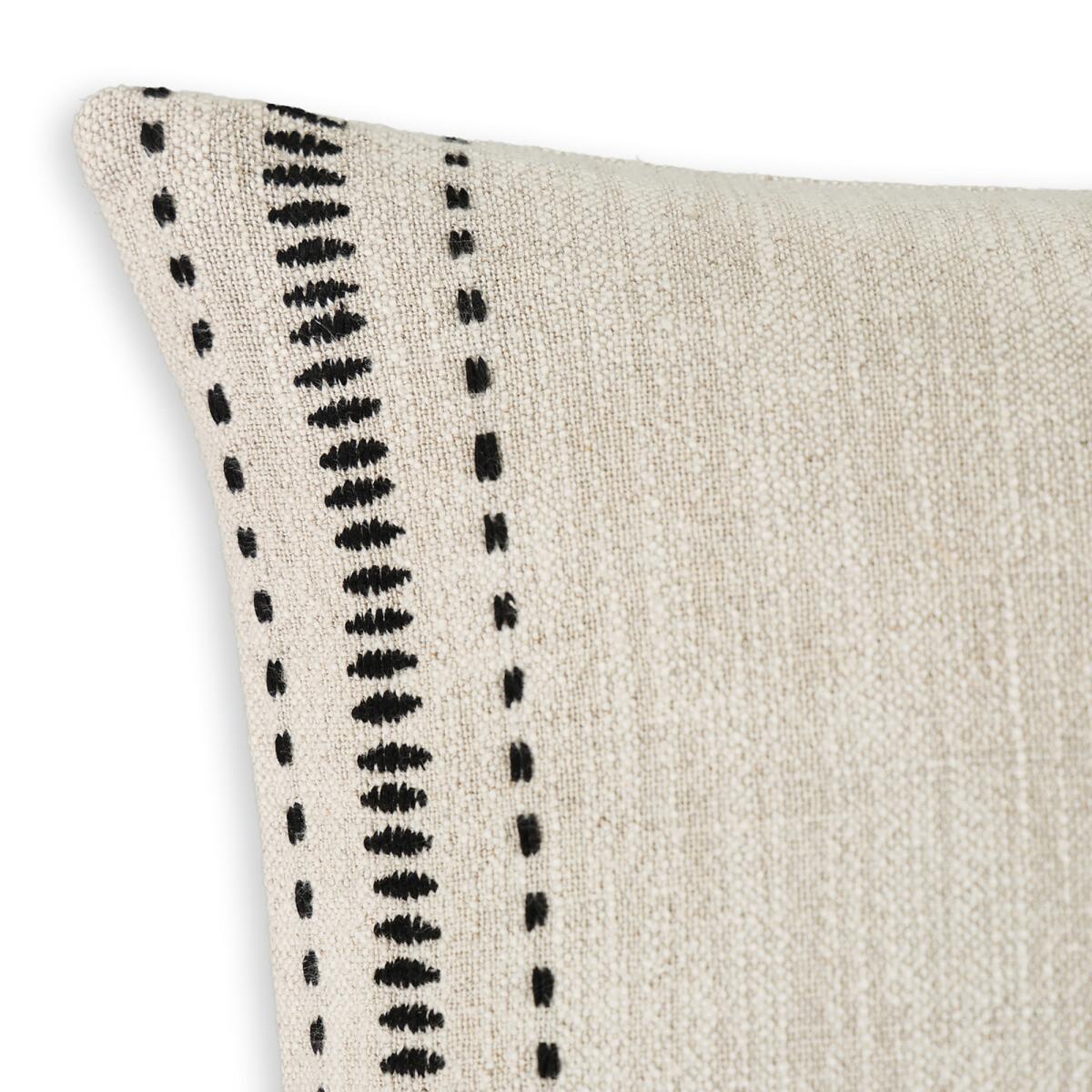Krouch Cotton & Linen Embroidered Cushion Cover – image 3