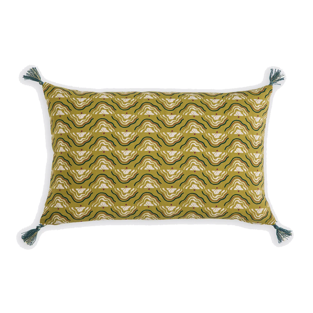 Yasuo Printed Cotton Rectangular Cushion Cover – image 1