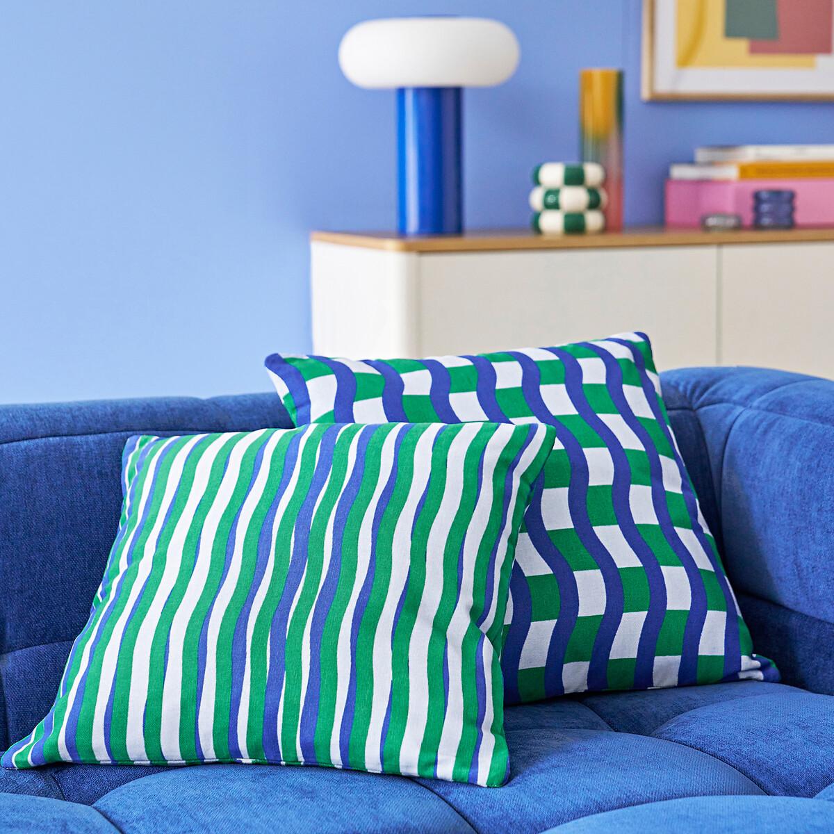 Set of 2 Lia Graphic 40 x 40cm 100% Cotton Cushion Covers – image 4