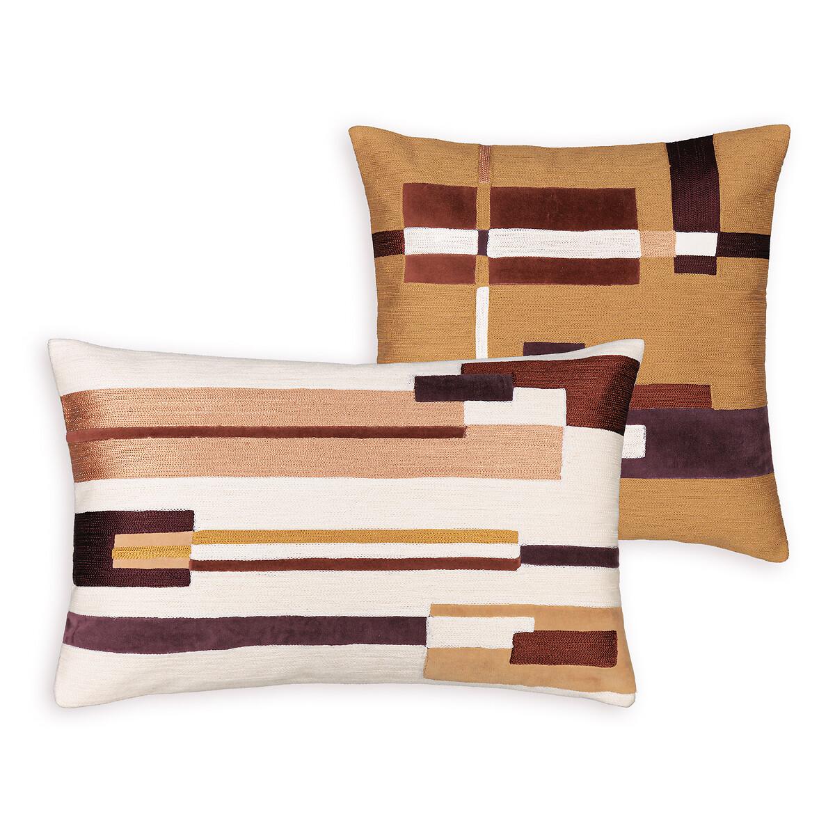 Caliste Graphic Rectangular 100% Cotton Cushion Cover – image 3