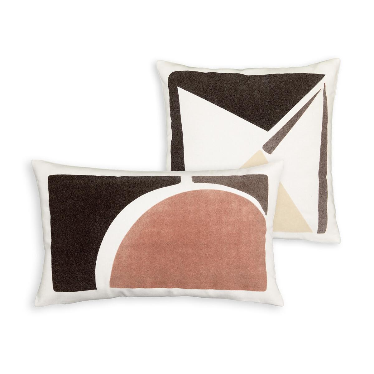 Nikki Graphic Velvet 100% Cotton Rectangular Cushion Cover – image 3