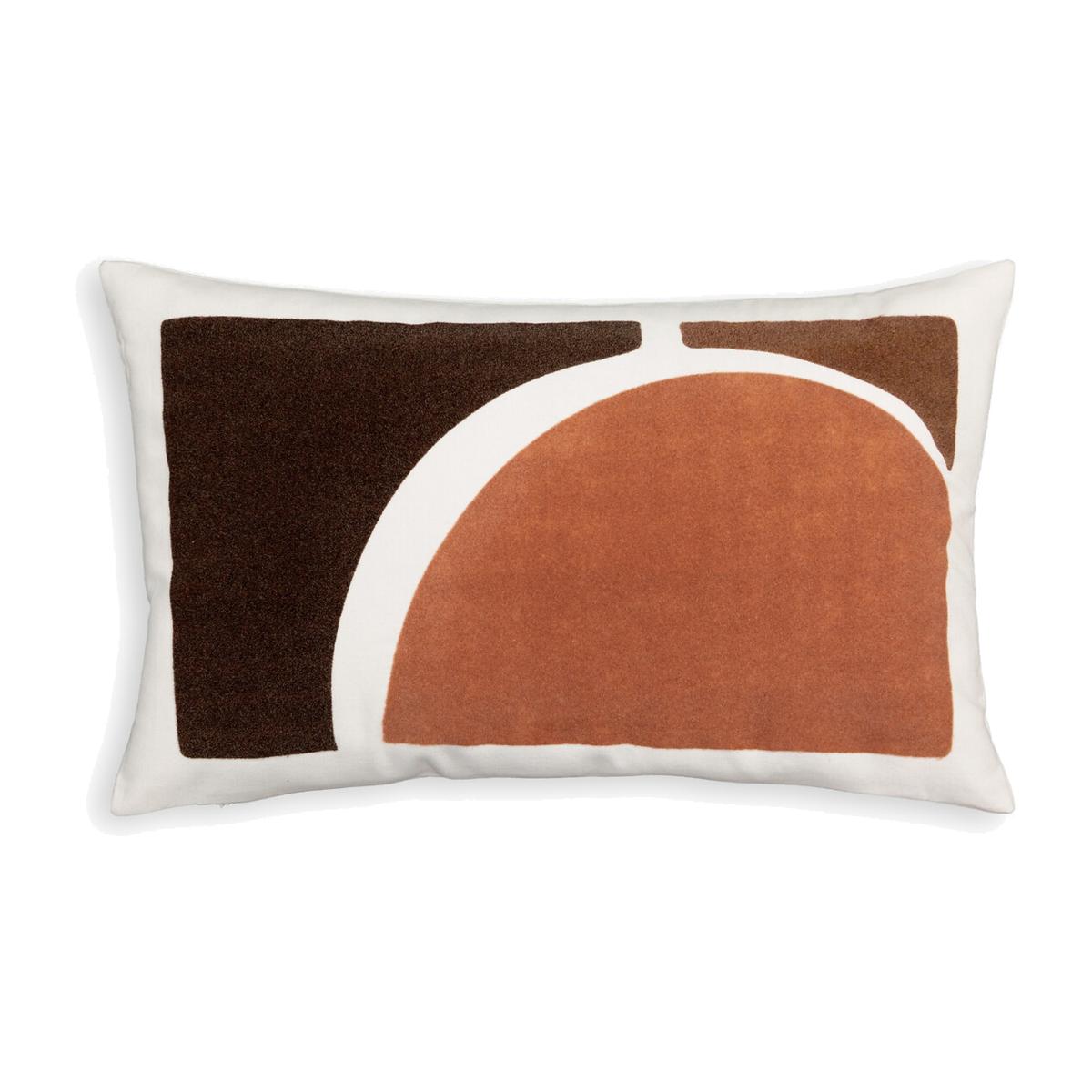 Nikki Graphic Velvet 100% Cotton Rectangular Cushion Cover – image 1