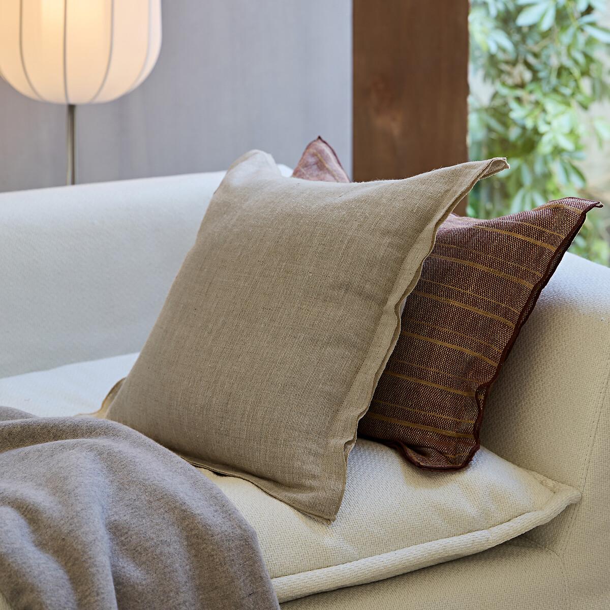 Marciana Cushion Cover in Silk and Linen – image 2