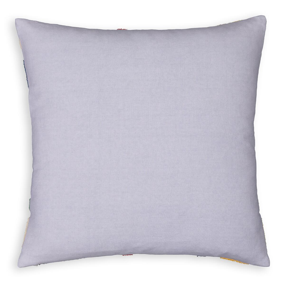 Milie 40 x 40cm Colourful Textured Tartan 100% Cotton Cushion Cover – image 2