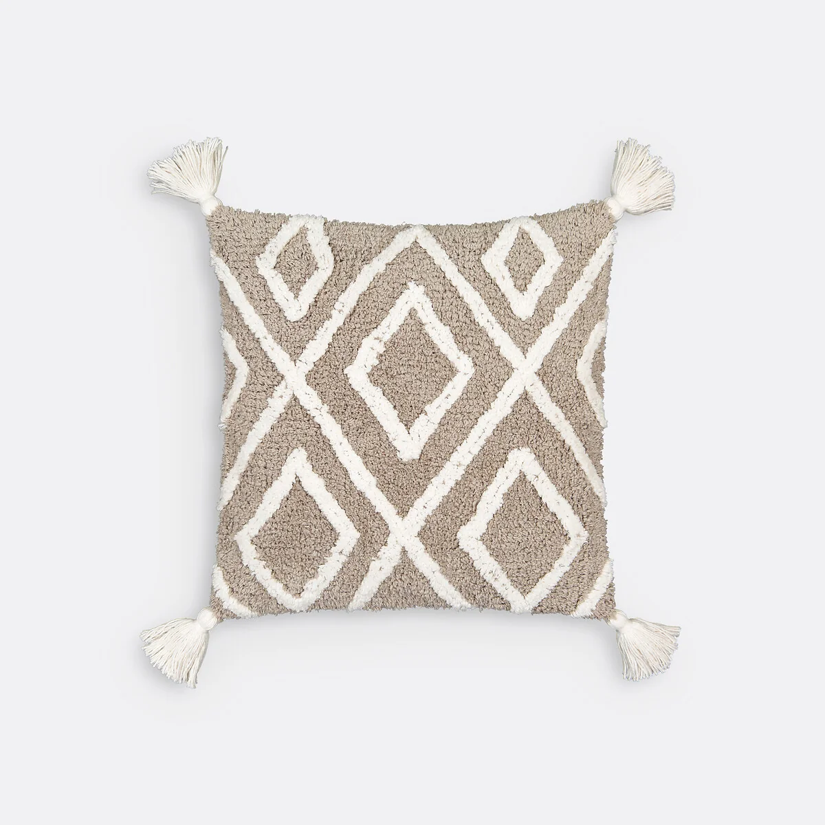 Cali Geometric Tassel 100% Tufted Cotton Cushion Cover – image 2