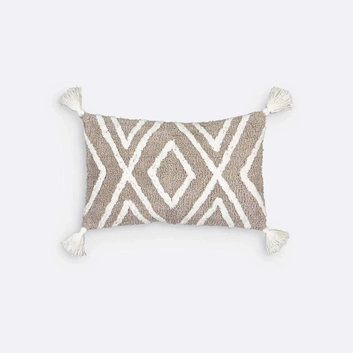 Cali Geometric Tassel 100% Tufted Cotton Cushion Cover – image 3