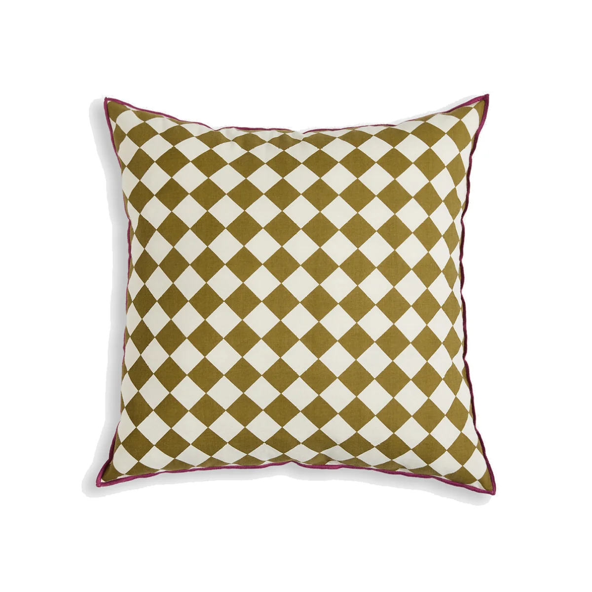 Leiho Checked Cotton 45 X 45cm Cushion Cover – image 1