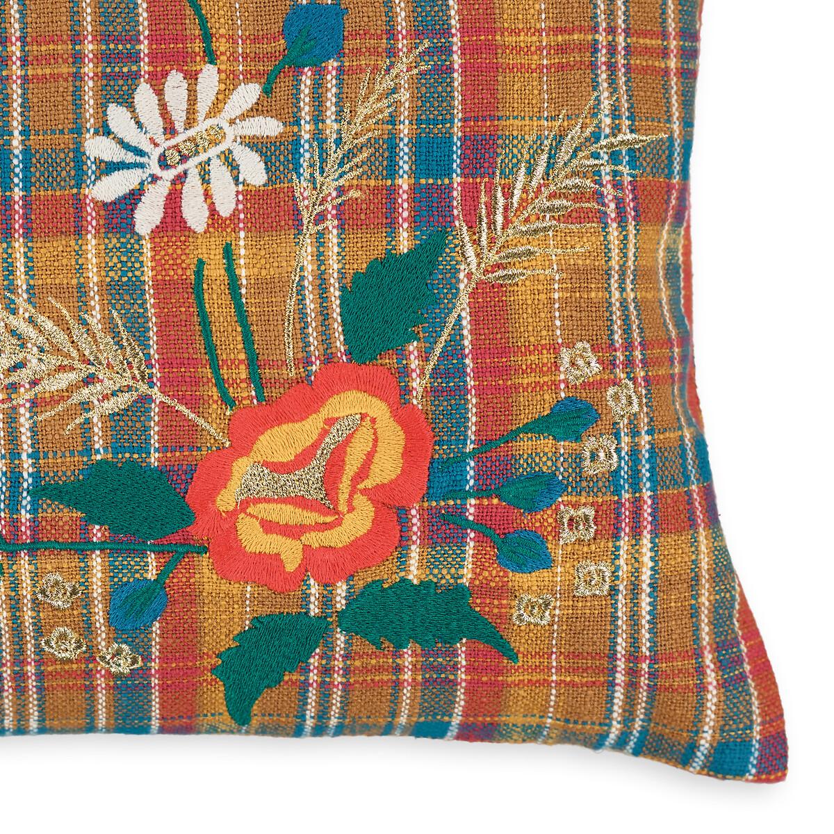 Sumi Floral Rectangular 100% Cotton Cushion Cover – image 3
