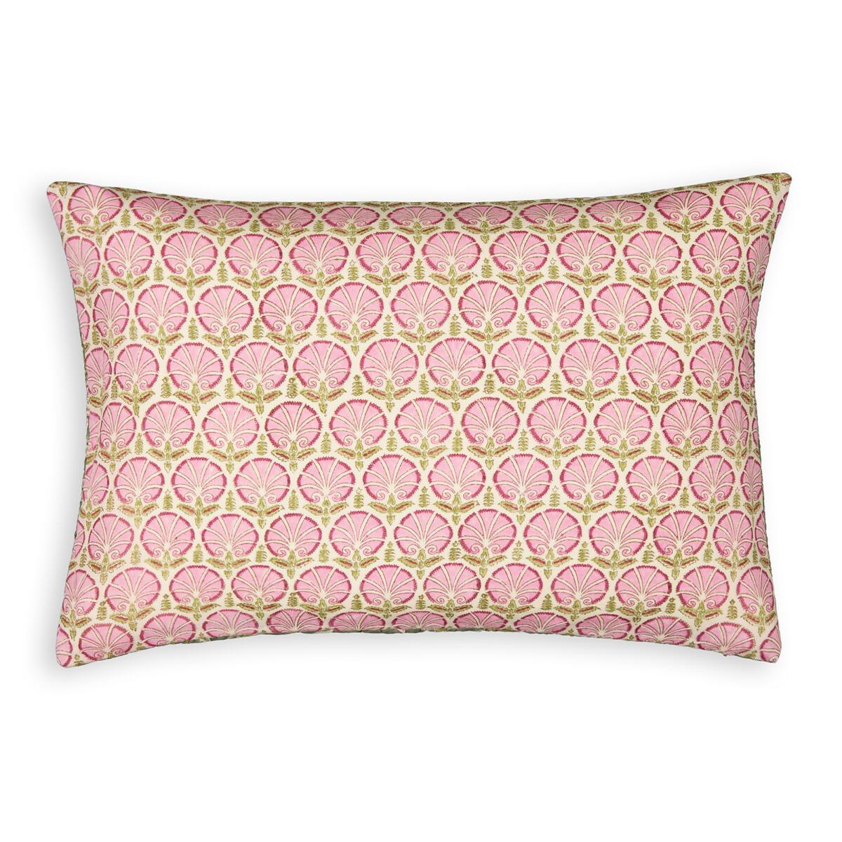 Casaluce Floral Block Print 100% Cotton Cushion Cover – image 2