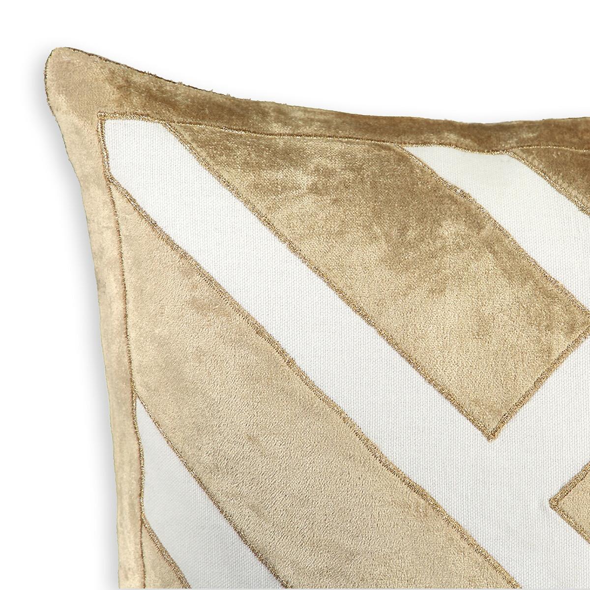 Koti Graphic Metallic 100% Cotton Cushion Cover – image 3