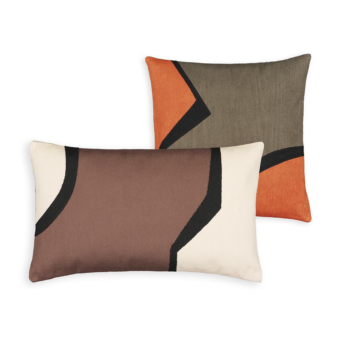 Tlemcen Abstract 100% Cotton 45 x 45cm Cushion Cover – image 3