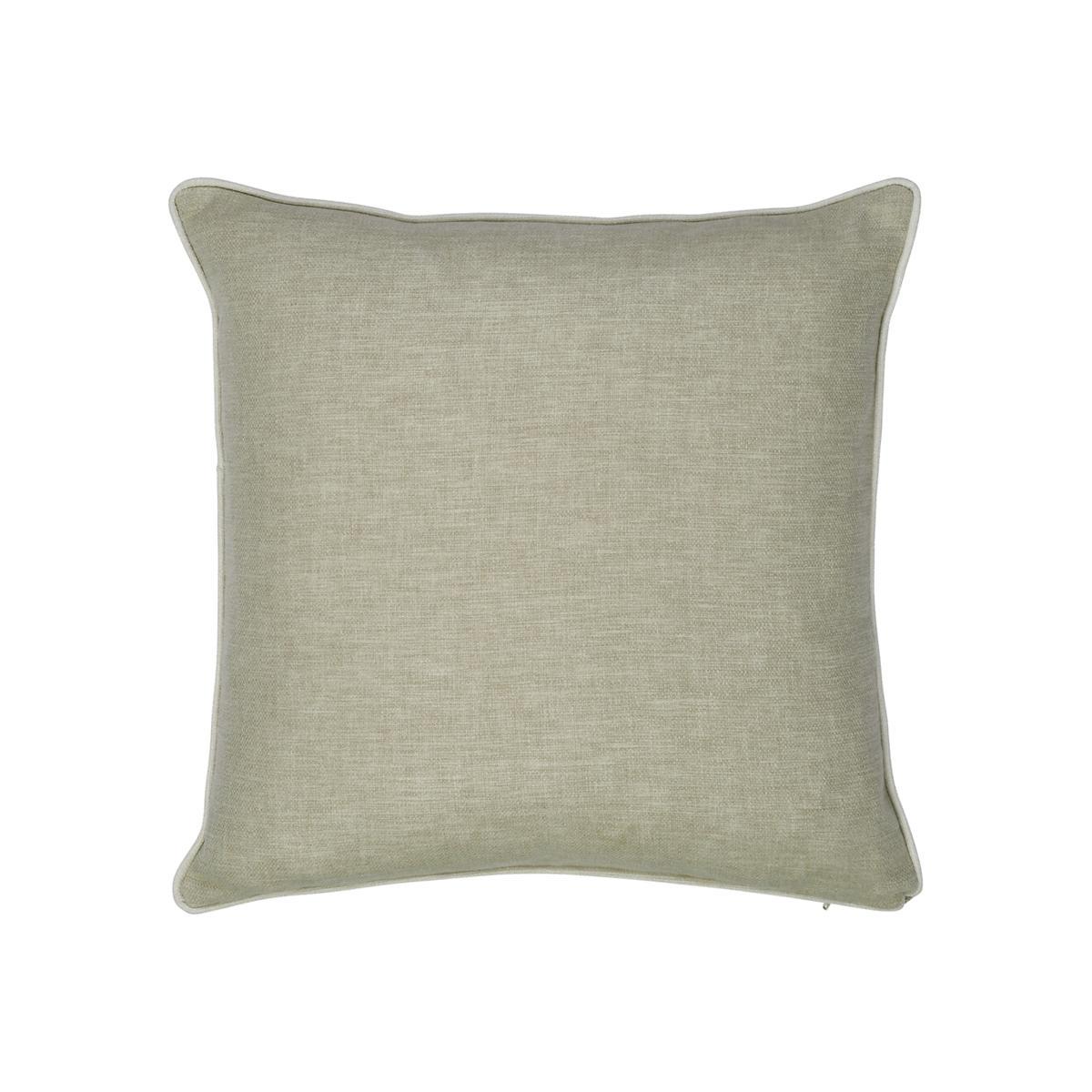 Soft Slub Fabric with Piping Filled Cushion 50x50cm