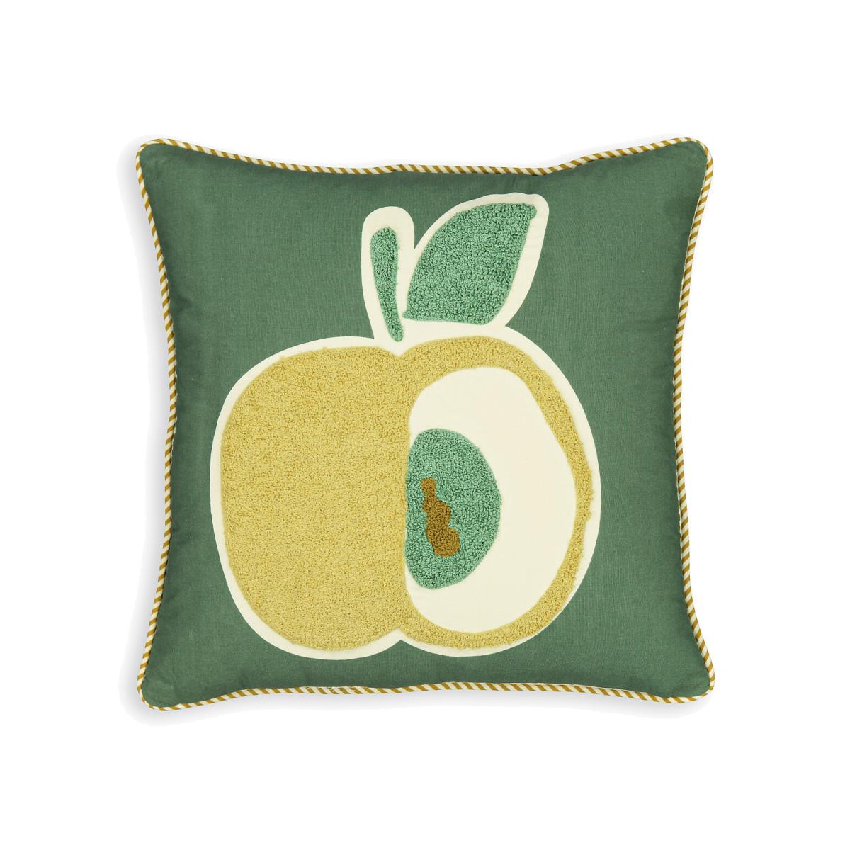 Pommes 40 x 40cm Apple 100% Cotton Cushion Cover – image 1