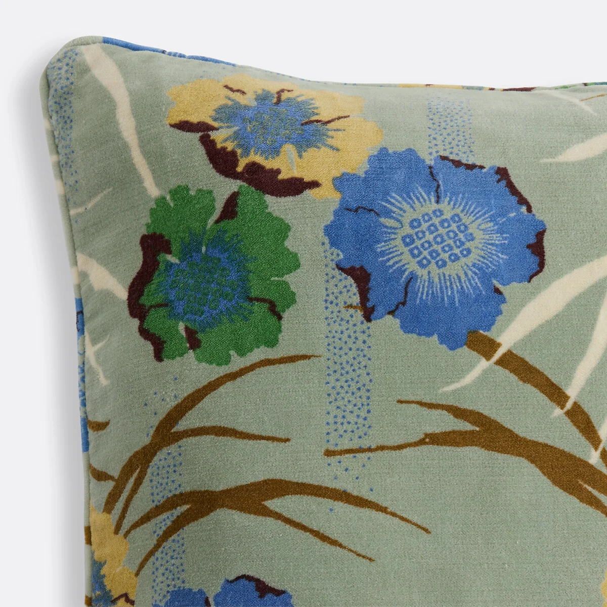 Mowan Printed Cotton Velour Square Cushion Cover, 45 X 45cm – image 3