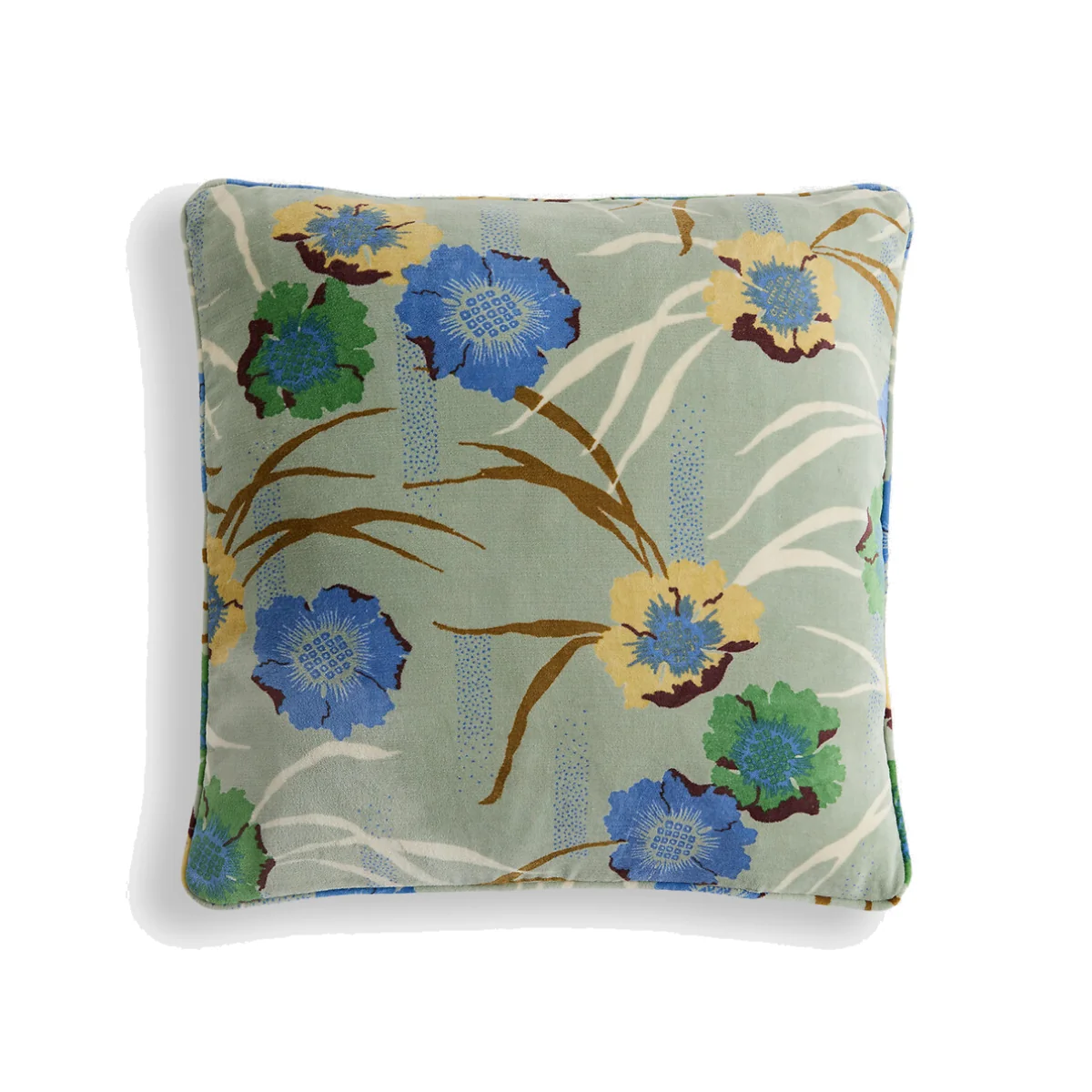Mowan Printed Cotton Velour Square Cushion Cover, 45 X 45cm – image 1