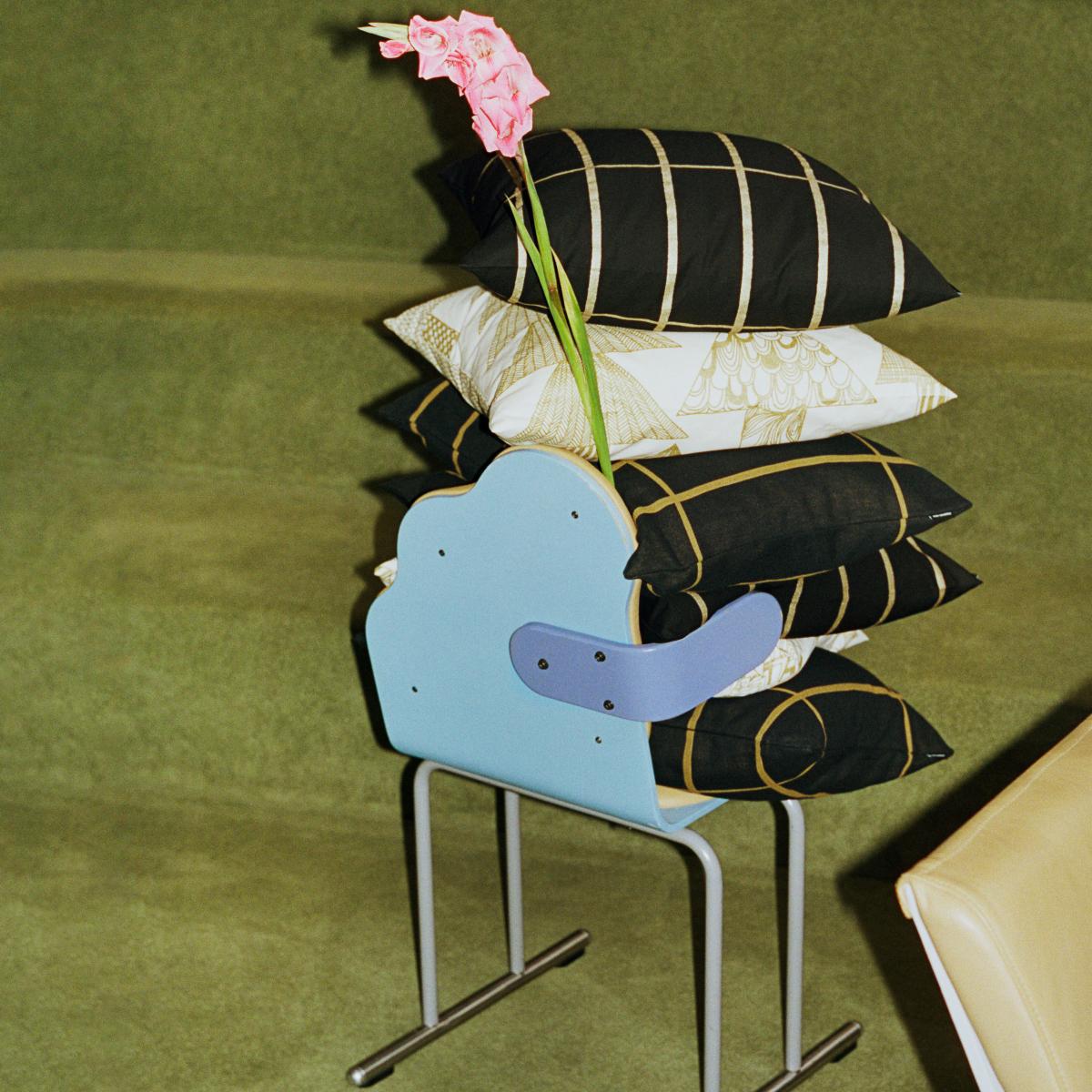 Tiiliskivi Cushion cover textile black / 60 x 40 cm - Marimekko – image 3