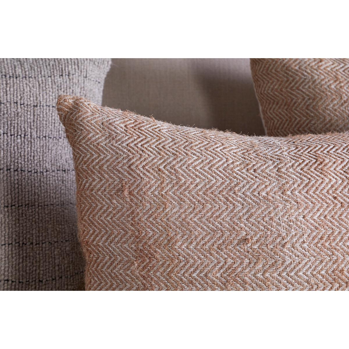 nkuku Indie Recycled Cushion Cover | Textiles | Rust | 50 x 50 cm – image 3