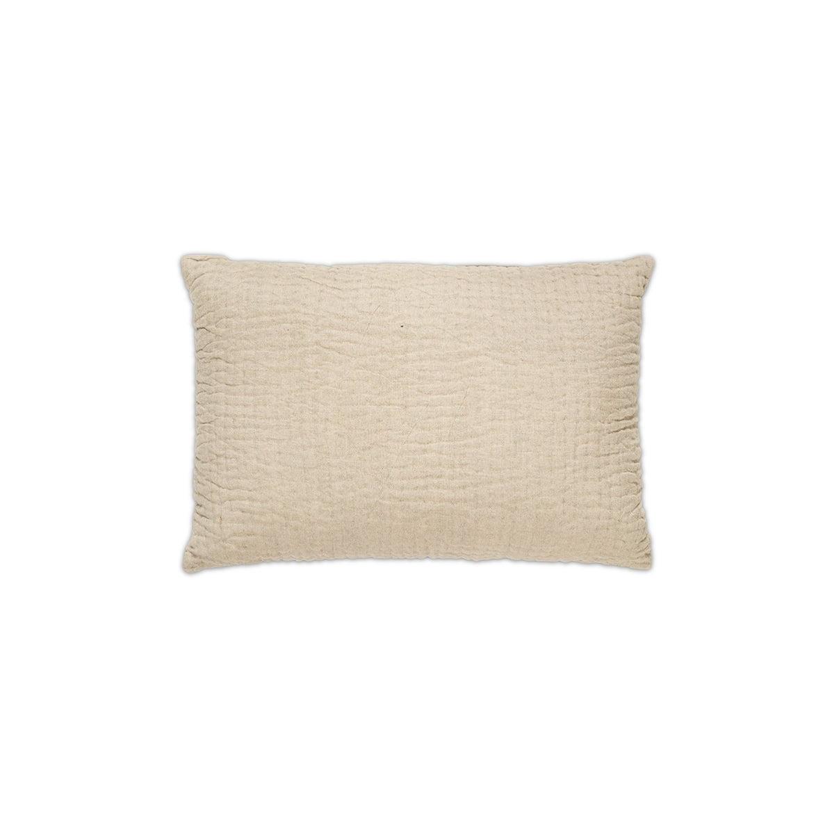 Nkuku Deuli Linen Cushion Cover | Textiles | Natural | 50 x 50 cm – image 4