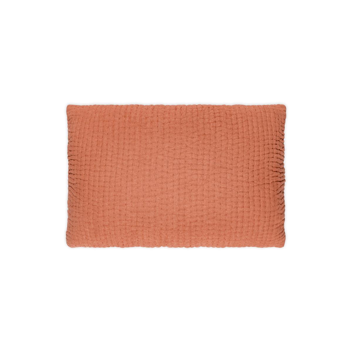 Nkuku Deuli Linen Cushion Cover | Textiles | Rust | 60 x 40 cm – image 7