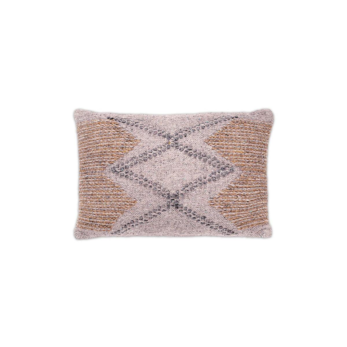 Nkuku Telami Recycled Wool Cushion Cover | Textiles | Mustard/Natural | 50 x 50 cm – image 5