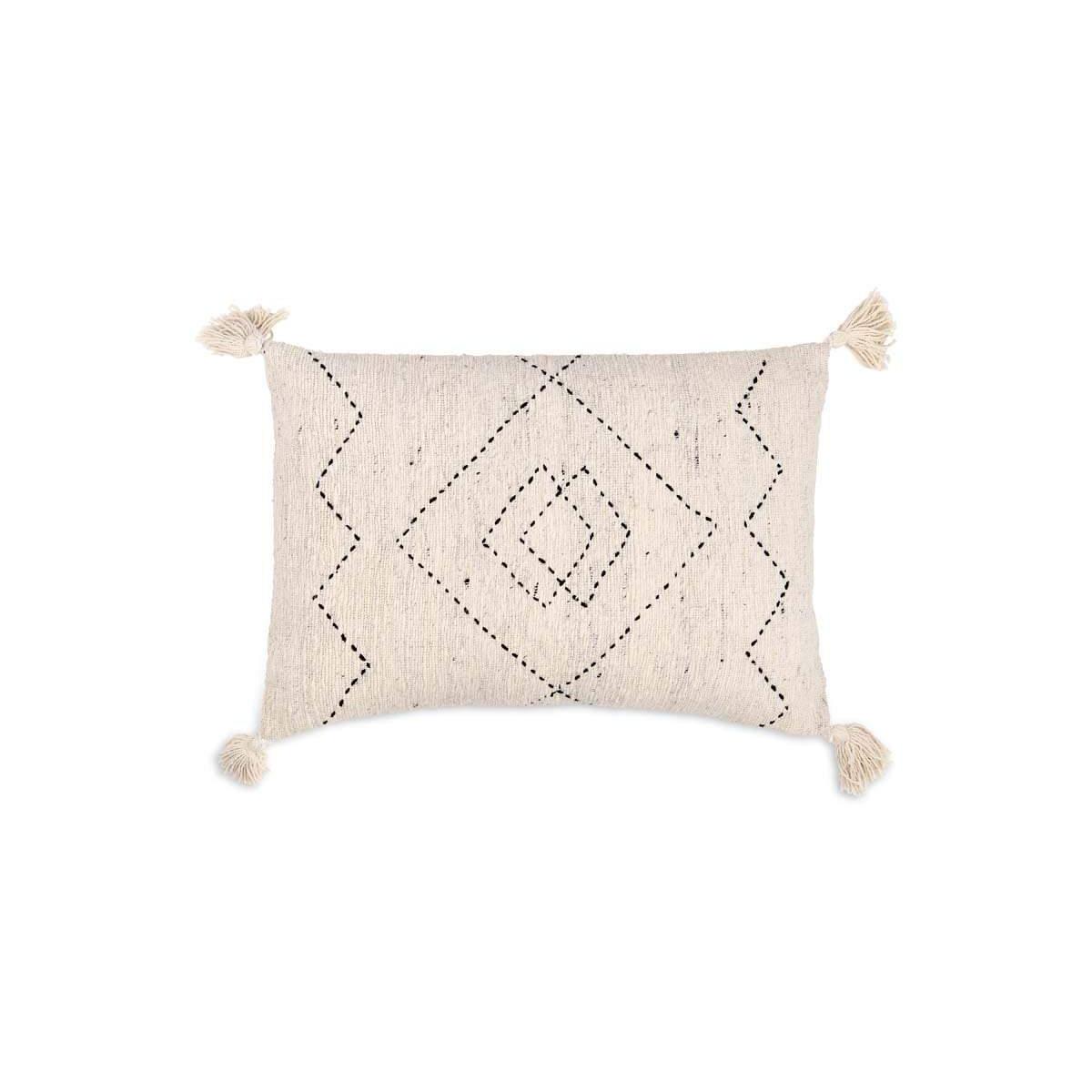 Nkuku Kajala Cotton Cushion Cover | Textiles | Natural | Rectangle – image 7