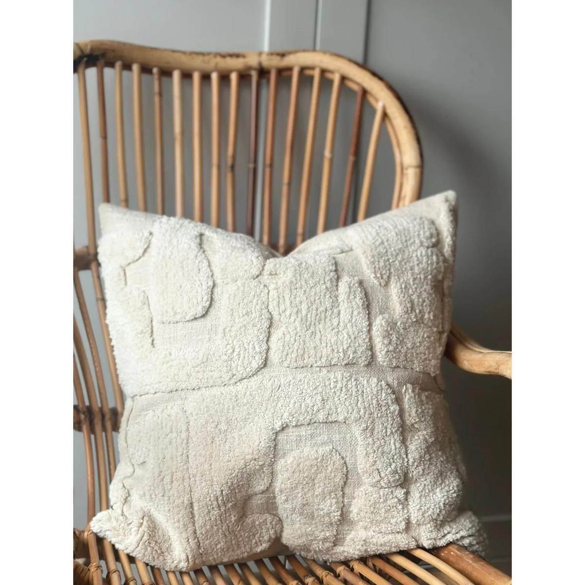 Classic Collection Lumi cushion cover 50x50 cm White – image 2