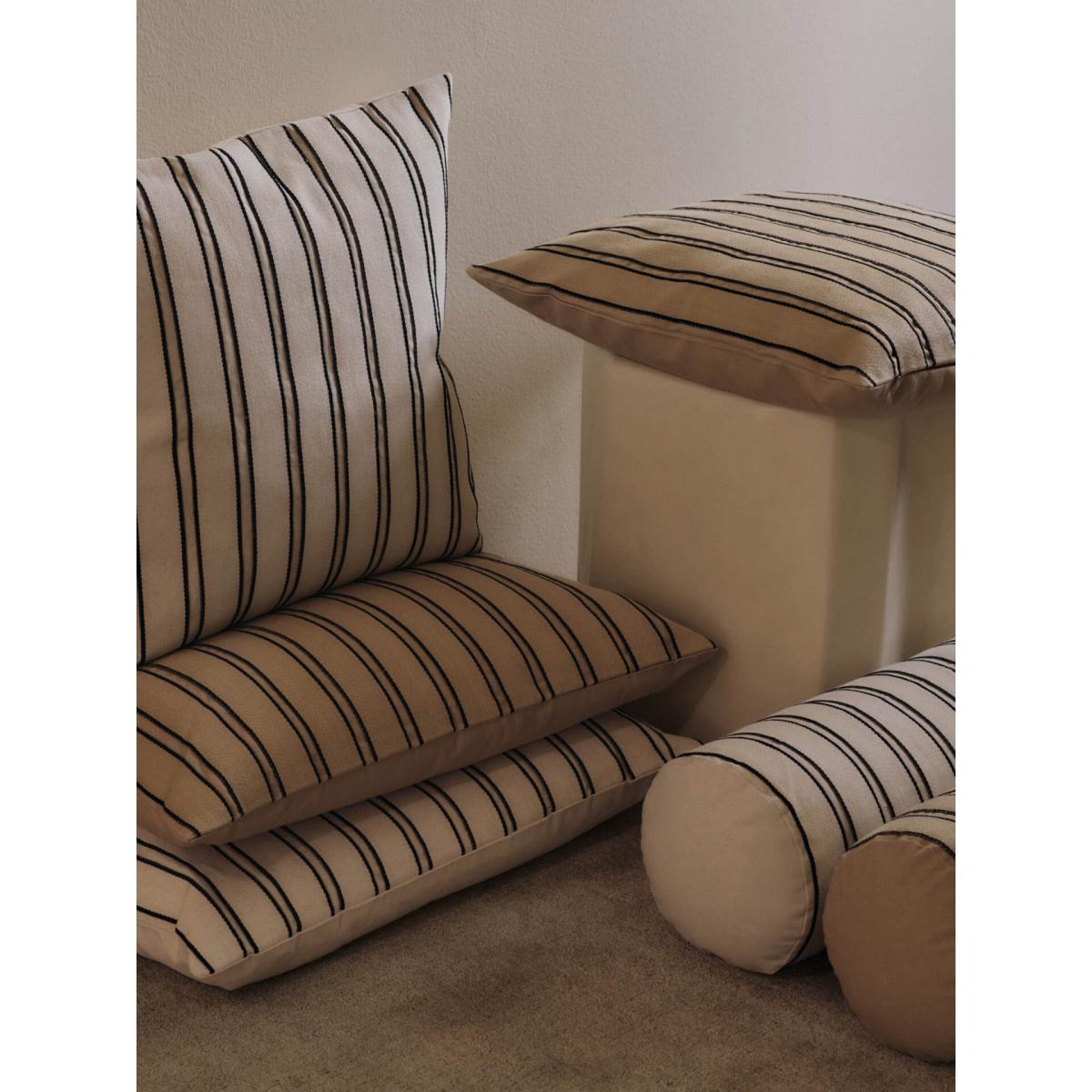 Ferm Living Twill cushion cover 50x50 cm Cashmere-black – image 2