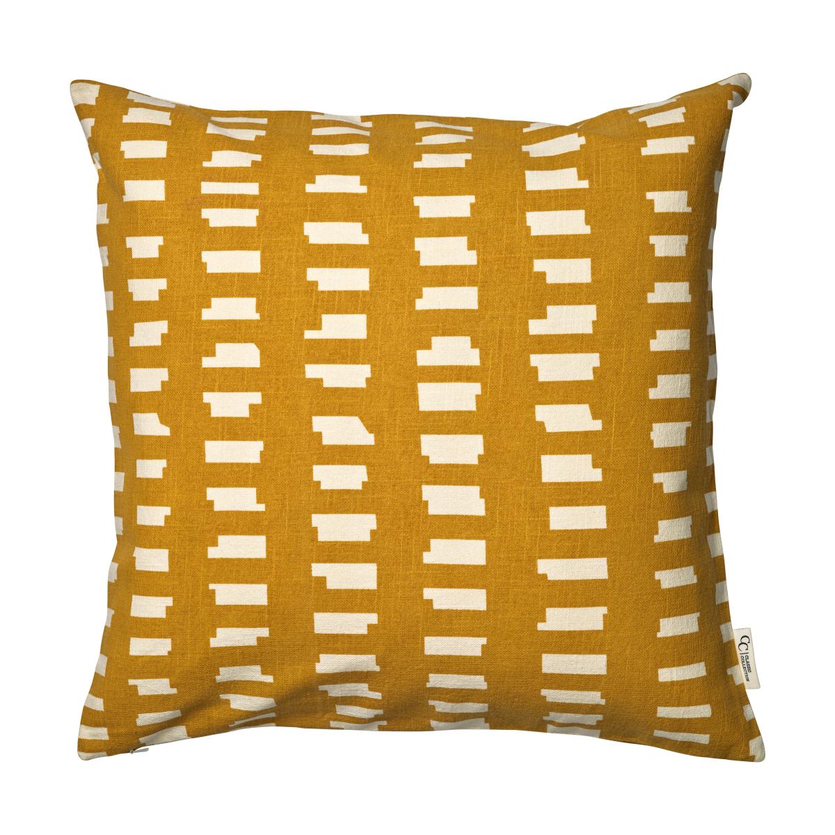Classic Collection Ikat Block cushion cover 50x50 cm Yellow – image 2