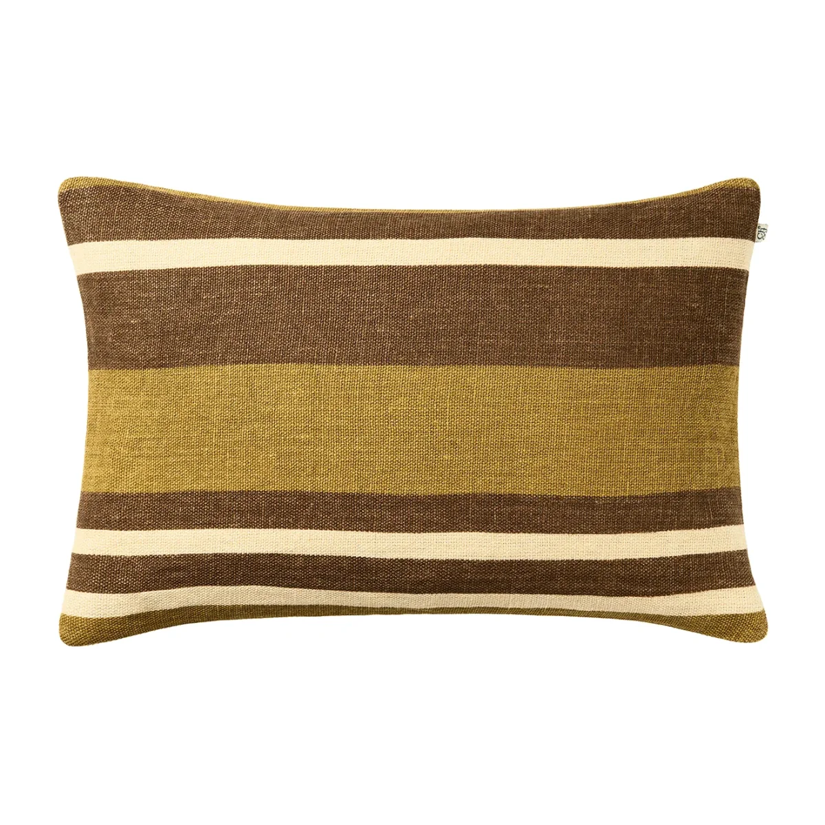 Chhatwal & Jonsson Vera cushion cover Masala Yellow-Taupe 40x60 cm – image 1