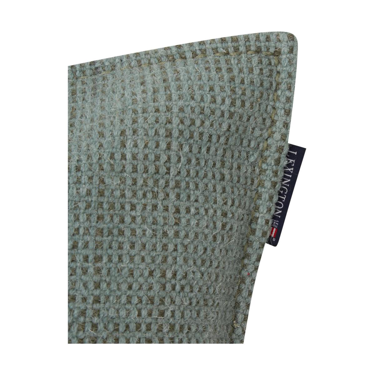 Lexington Structured Wool Cotton mix cushion cover 50x50 cm Green – image 3