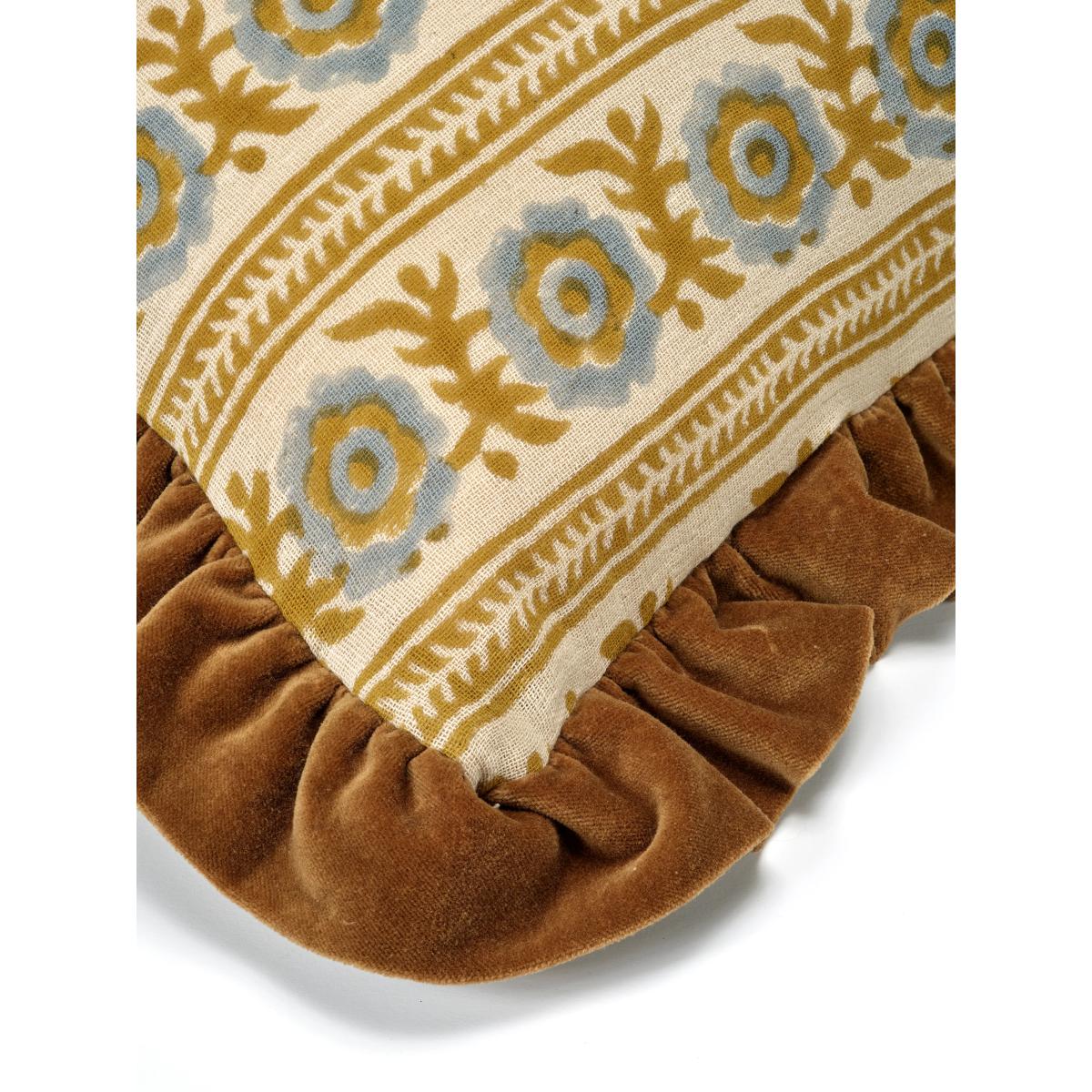 Classic Collection Posy cushion cover 50x50 cm Yellow – image 2