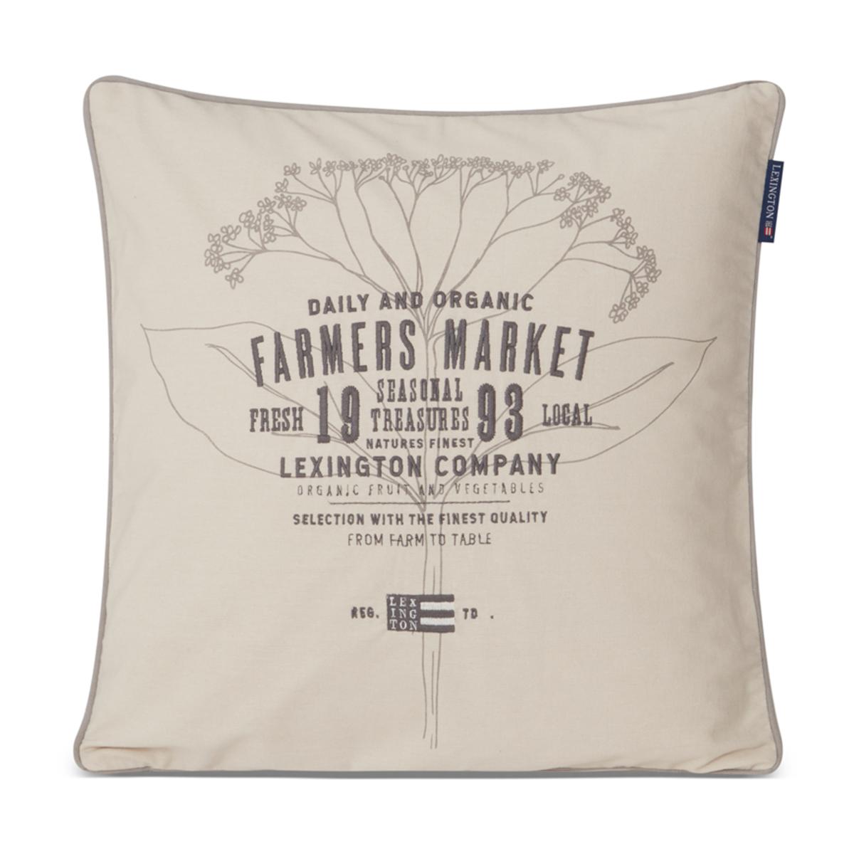 Lexington Farmers Market cushion cover 50x50 cm Beige – image 2