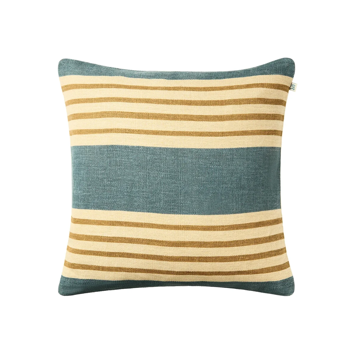 Chhatwal & Jonsson Aria cushion cover Heaven blue-khaki 50x50 cm – image 1