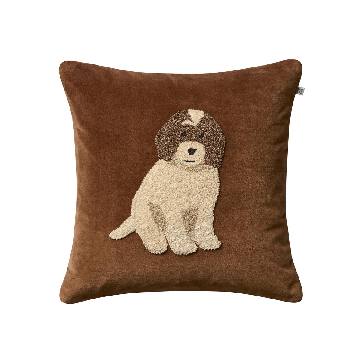 Chhatwal & Jonsson Doodle cushion cover 50x50 cm Cognac – image 1