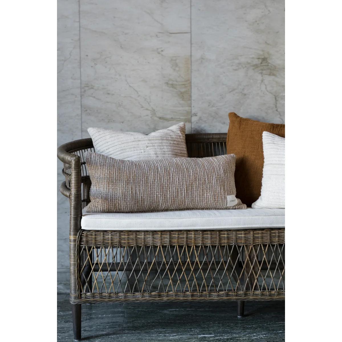ERNST Ernst cushion cover Caramel-beige 30x70 cm – image 4